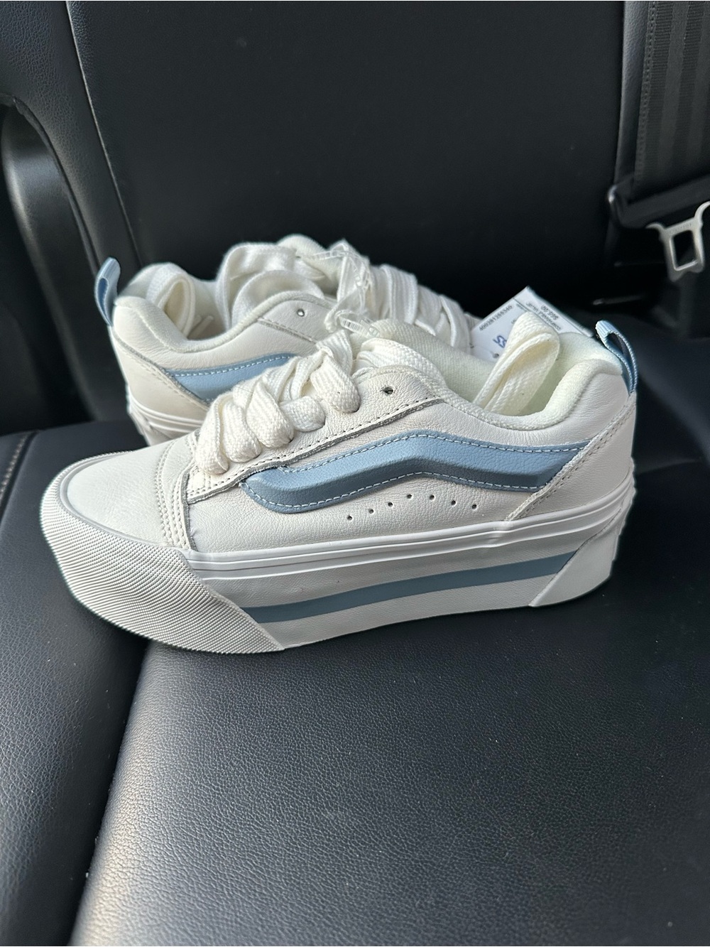 Vans knu stack smarten up blue platform shoes size 4 men’s / 5.5 women’s new